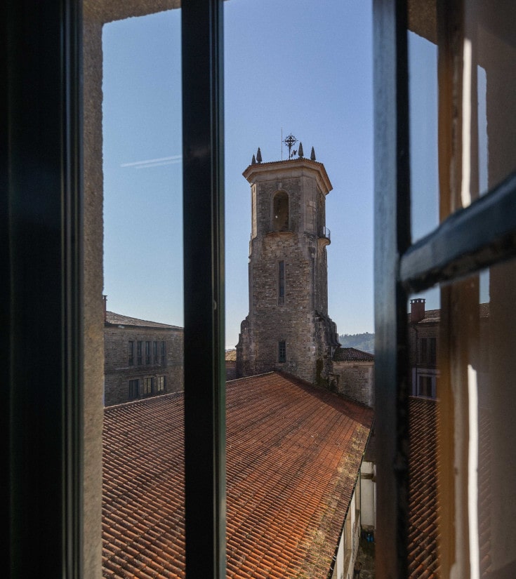 Vista desde ventana del Albergue Seminario Menor